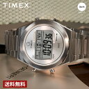 【レビュー特典あり】【ブランド直営店】TIMEX タイメックス Q TIMEX Q80 コンチネンタル クォーツ メンズ、レディース シルバー TW2Y0980...