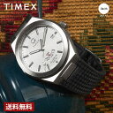 \GW限定P10倍/TIMEX タイメックス Q - Timex GMT クォーツ メンズ、レディース アイボリー TW2Y12200 時計 腕時計 ブランド