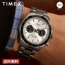 \GW限定P10倍/TIMEX タイメックス ウォーターベリー ヘリテージ クロノグラフ クォーツ メンズ、レディース シルバー TW2Y19200 時計 腕時...
