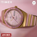 【レビュー特典あり】【ブランド直営店】TIMEX タイメックス Q タイメックス ウーマンズ クォーツ メンズ、レディース ピンク TW2W87600 時計 腕時計 ブランド