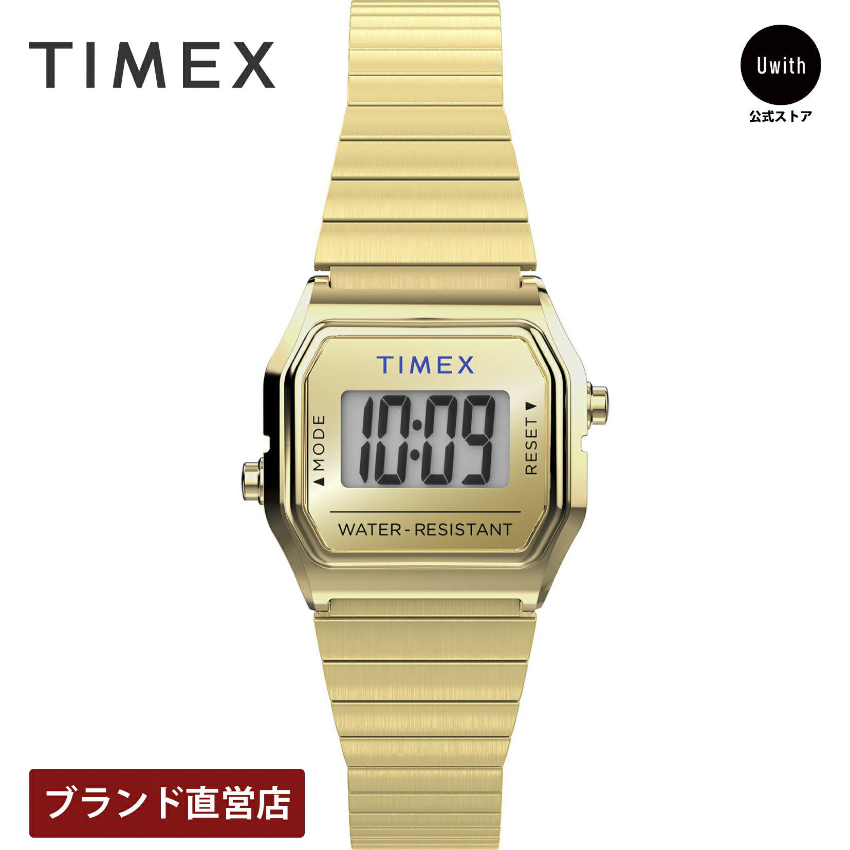 �ڥ�ӥ塼��ŵ����ۡڥ֥���ľ��Ź��TIMEX ������å��� Mini T80 Gold Tone �������� ��󥺡���ǥ����� ������� TW2Y46600
