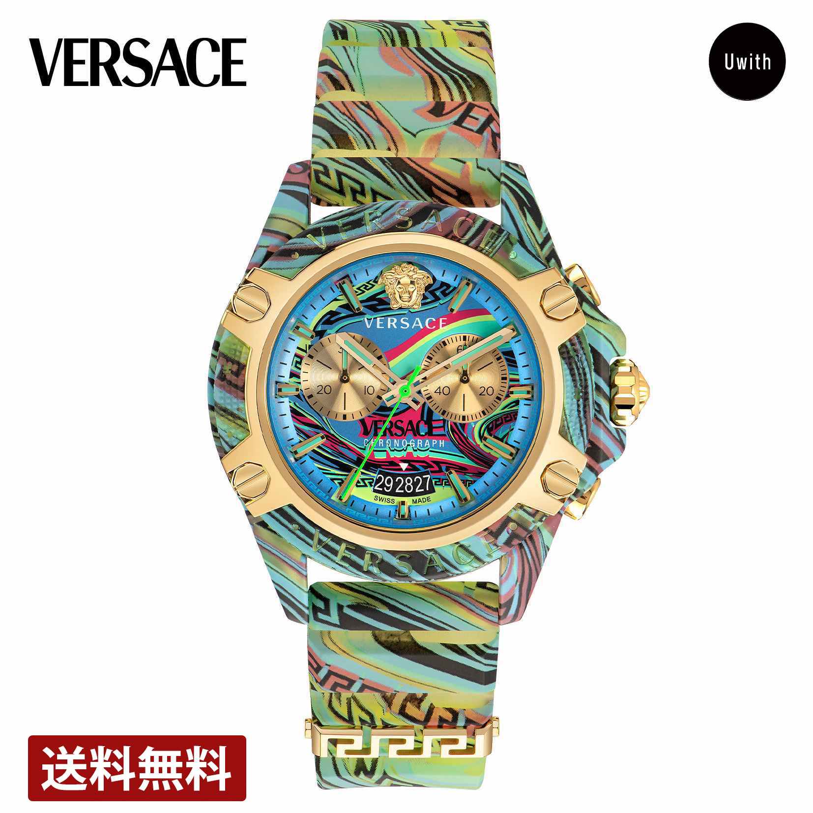【正規販売店】VERSACE ヴェルサーチェ メンズ 腕時計 アイコン アクティブ VEZ70132 ...