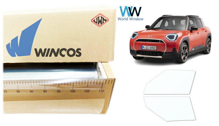 リンテック 透明遮熱フィルム WINCOS IR-90HD MINI ミニエースマン(J01) (32GC32/82GC32) カット済みカーフィルム フロントドア セット クリアフィルム カットフィルム