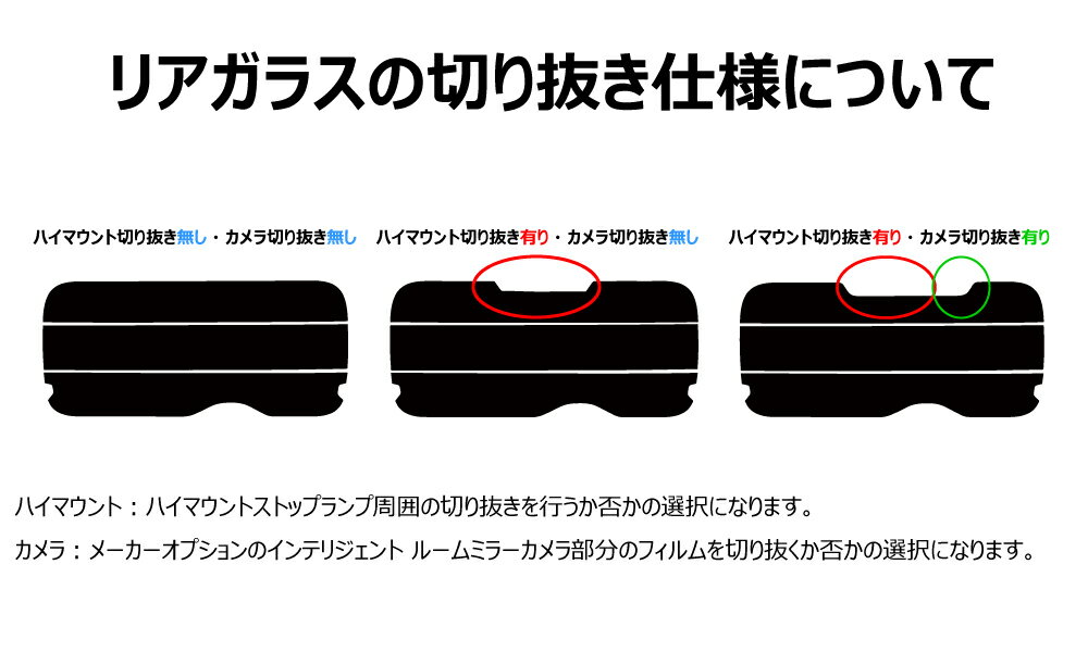 原着ハードコートフィルム (IKCS ルミクール) ミツビシ デリカミニ (BA1A/2A/5A/6A) カット済みカーフィルム リアセット スモークフィルム 車検対応