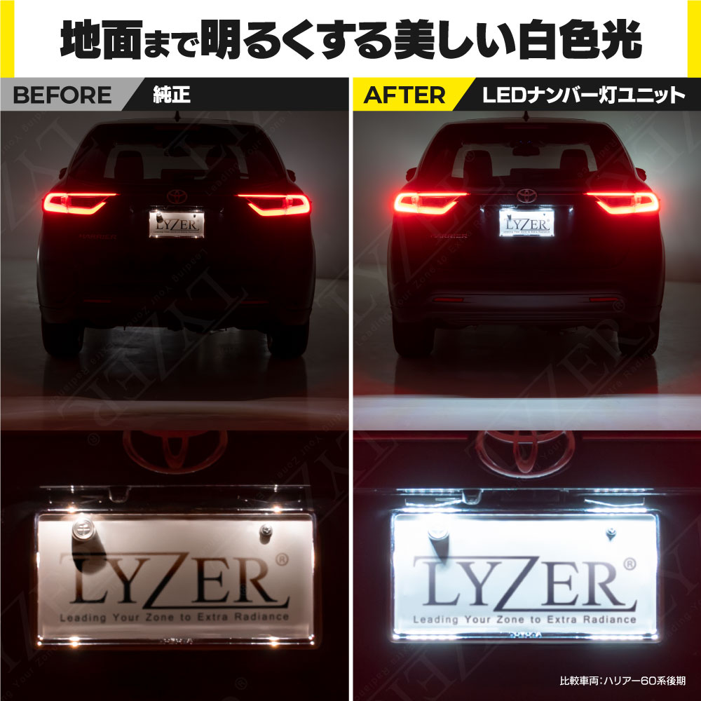 フォレスター SK9 / SKE LED ライセンス灯 / ナンバー灯 ユニット 左右合計 36発 2個1set