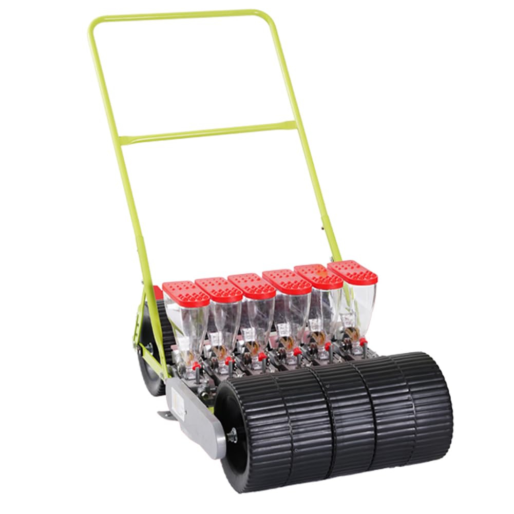 手動野菜播種機野菜 調整可能な植物間隔播種機 手押し式種子散布機 手押し 耕うん 小型精密プランター..