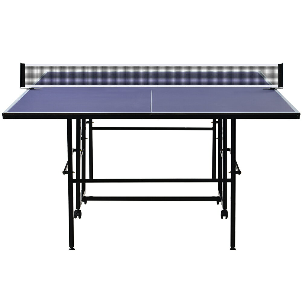 【1-3営業日以内に発送予定】卓球台 国際規格サイズ セパレート式 移動キャスター付 家庭用サイズ ファ..