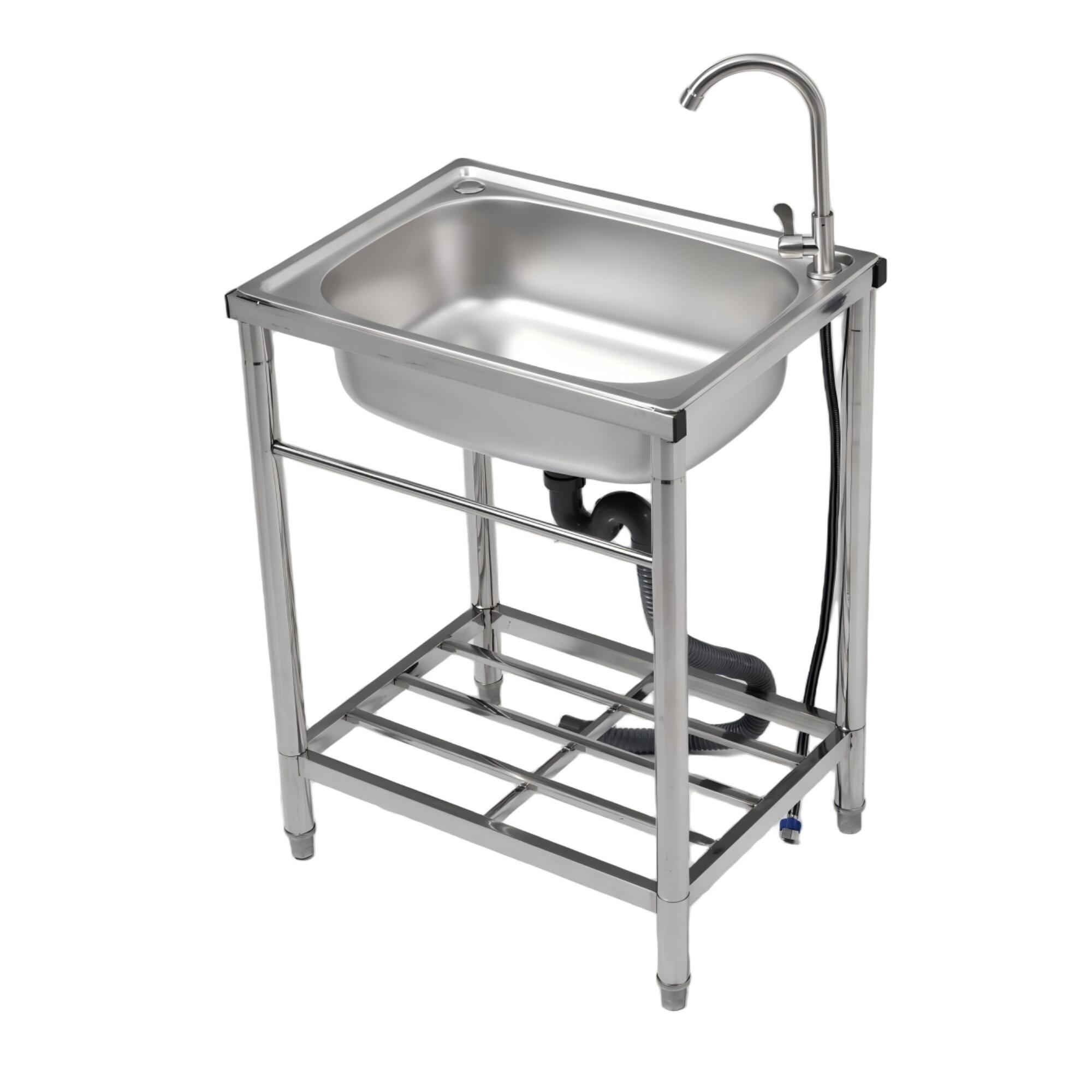 【1-3営業日以内に発送予定】流し台 屋外 ステンレス 水栓付 蛇口付き シンク アウトドア 幅広 水栓付き キッチン 屋外用 ステンレス流し台 ステンレスキッチン キャンプ バーベキュー ガーデンシンク 屋外シンク 屋外流し台 アルミ流し台 簡易流し台 洗い場