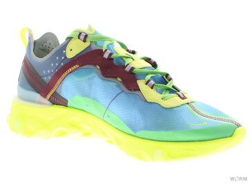 NIKE REACT ELEMENT 87 / UNDERCOVER bq2718-400 lakeside/electric yellow ナイキ リアクト エレメント アンダーカバー 未使用品【中古】