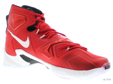 NIKE LEBRON XIII 807219-610 unvrsty red/white-blk-lsr orng ナイキ レブロン 13 未使用品【中古】