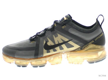 NIKE AIR VAPORMAX 2019 ar6631-002 black/black-metallic gold ナイキ エア ヴェイパーマックス 未使用品【中古】