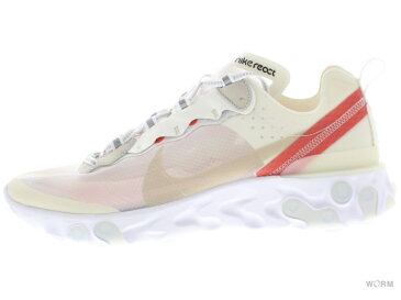 NIKE REACT ELEMENT 87 aq1090-100 sail/light bone-white ナイキ リアクト エレメント 未使用品【中古】