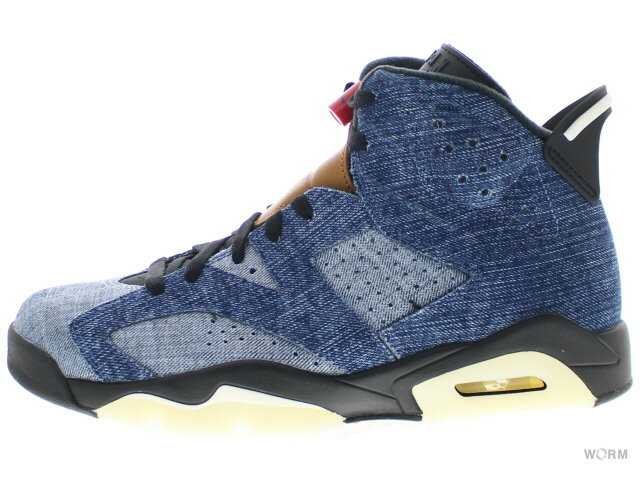 AIR JORDAN 6 RETRO ct5350-401 washed denim/black-sail エア ジョーダン レトロ 【新古品】のサムネイル