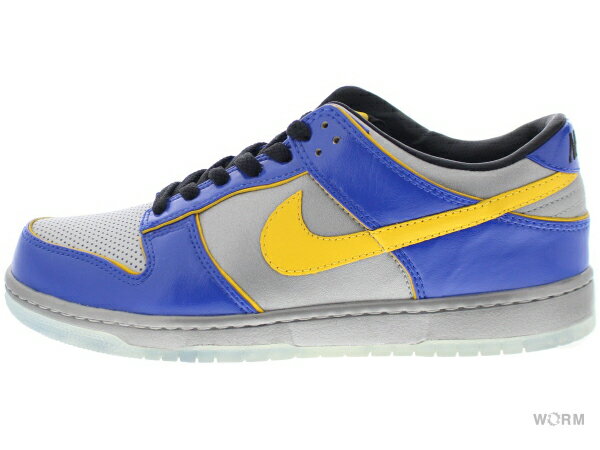 NIKE DUNK LOW SUPREME 318643-071 metallic silver/varsity maize-varsity royal ナイキ ダンク ロウ サプリーム 【新古品】