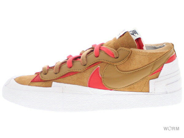 NIKE BLAZER LOW / SACAI dd1877-200 lt british tan/university red ナイキ ブレザー ロウ 【新古品】
