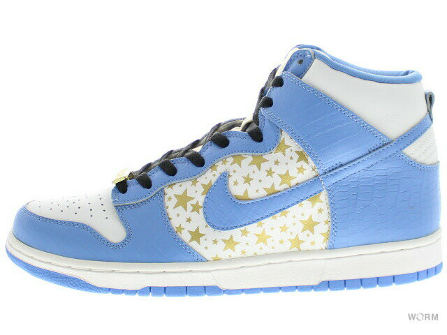 【US9】 NIKE SB DUNK HIGH PRO SB SUPREME BLUE STARS 307385-141 【新古品】