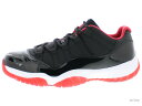 AIR JORDAN 11 RETRO LOW 528895-012 black/true red-white エア ジョーダン 【新古品】