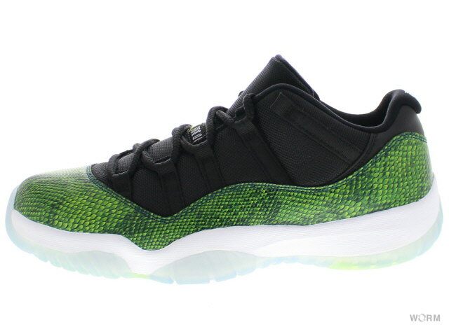 AIR JORDAN 11 RETRO LOW "SNAKE" 528895-033 black/nightshade-white-vlt ice エア ジョーダン 【新古品】