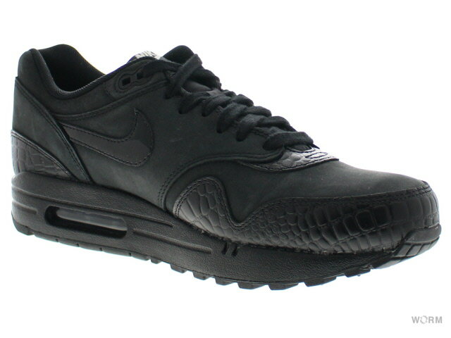 【27.5cm】NIKE WMNS AIR MAX 1 PRM 454746-004 black/black-mtllc silver-vlt エア マックス 【新古品】