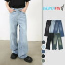 【クーポンで12%OFF!P2倍!! 7/26 01:59まで】無地 デニム ストレートパンツ ワイドデニムパンツ ルーズシルエット 大きいサイズ ジーンズ メンズ ジーパン バギーパンツ ゆったり カジュアル シンプル 春 秋 カッコイイ おしゃれ