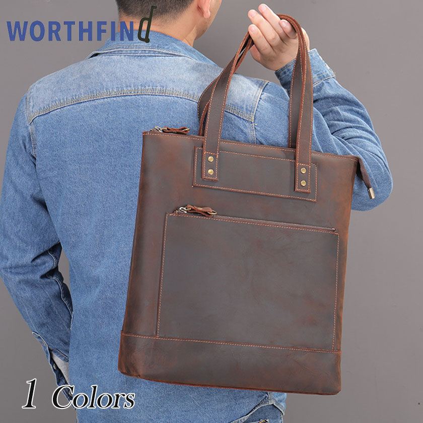 樂天商城 - ビジネスバッグ ブリーフケース トートバッグ ハンドバッグ 手提げ 本革 厳選牛革 レザー ビンテージ メンズ A4 PC収納 パソコンバッグ 通勤 通学 高級感 おしゃれ ギフト 父の日