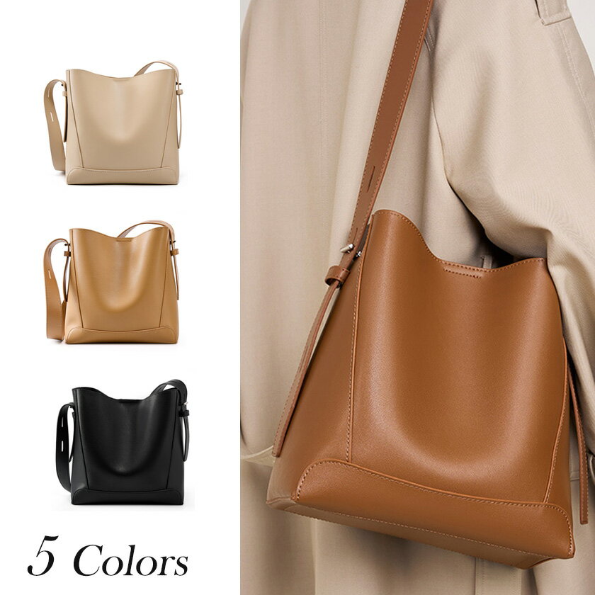 乐天商城 - ショルダーバッグ レディース 大容量 斜め掛けバッグ 牛革 本革 レザー 肩掛けバッグ バッグ 2way かわいい 通勤 女子 旅行 大人 主婦 スマホ収納 シンプル オシャレ アウトドア　通勤バッグ