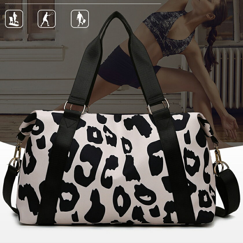 ボストンバッグ 乾湿分離 スポーツバッグ 大容量 トートバッグ ショルダーバッグ 旅行バッグ 修学旅行 レディース ジムバッグ ヒョウ柄 キャリーオン A4 マザーズバッグ 防水 多機能 避難袋 軽量 大きめ 旅行 出張 温泉 運動