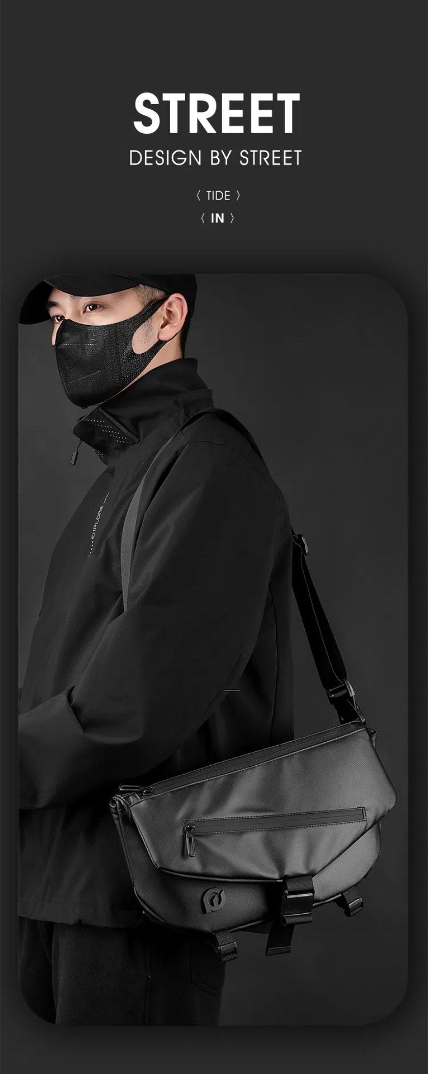 WE POWER ボディバッグ メンズ ショルダーバッグ 型崩れしない 超軽量 大容量 多機能 3way 斜めがけ 肩掛け 防犯 撥水 おしゃれ かっこいい 丈夫 頑丈 耐久性 軽い カバン お出かけ 通勤 通学 おすすめ