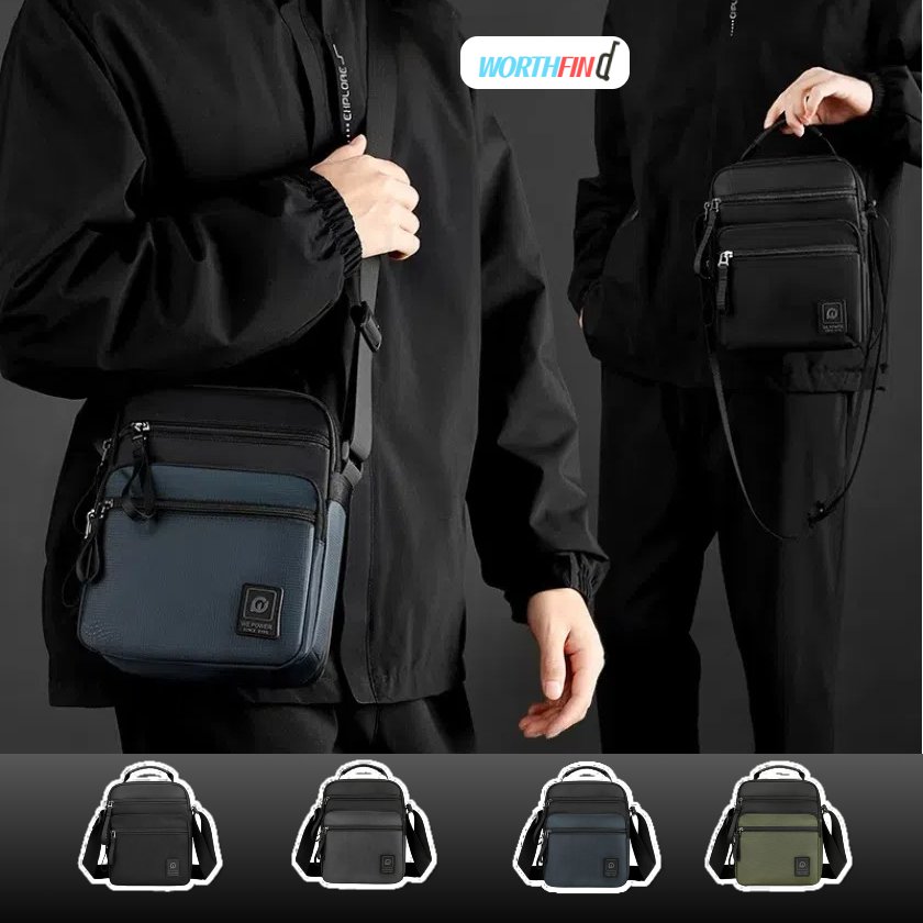 WE POWER ショルダーバッグ メンズ 斜めがけバッグ 型崩れしない 斜めがけ 肩掛け 超軽量 大容量 多機能 撥水 おしゃれ かっこいい 丈夫 頑丈 耐久性 軽い カバン カジュアル おしゃれ お出かけ 通勤 通学 男女兼用 おすすめ