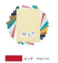 キャンソン ミ・タント シートパック A4サイズ レッド 10枚入×5パック 321-683P