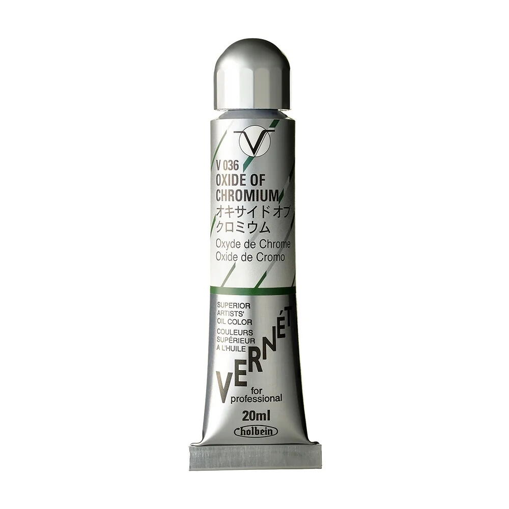 樂天商城 - ホルベイン 高品位油絵具 ヴェルネ 20ml V036 オキサイド オブ クロミウム 011036