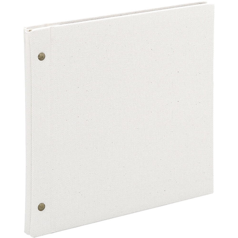 ナカバヤシ テラコッタ 外ビス式アルバム デミ プラコート台紙 クラフト ホワイト TER-DF-140-W