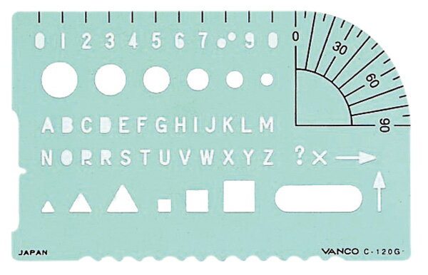 VANCO バンコ テンプレート プチプレート C-120G 30112