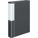 コクヨ クリヤーブック 固定式 POSITY A4S 80ポケット ダークグレー P3ラ-L80NDM
