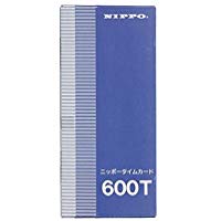 NIPPO タイムカード 600T/610T/615T/620T/625T/631T 100枚 NIPPO タイムカード 600T/610T/615T/620T/625T/631T 100枚