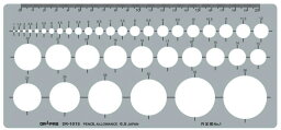 DRAPAS ドラパス テンプレート S型 円定規No.1 No.32-101S