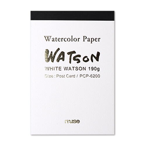 ミューズ ホワイトワトソン ポストカードパッド PCP-6200