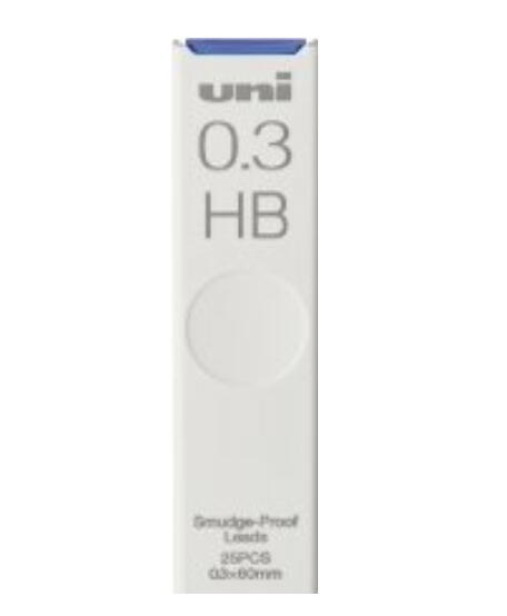 三菱鉛筆 uni ユニ シャープ替芯 硬度HB 0.3mm ULS0325HB