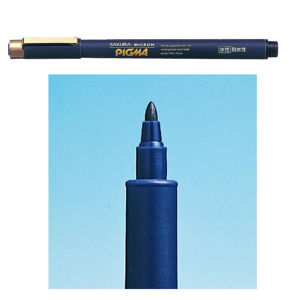 サクラクレパス 水性サインペン PIGMA ピグマ1 黒 ESDK1#49
