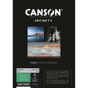 『キャンソン　インフィニティ CANSON INFINITY』 染料・顔料共用のインクジェットプリンター用紙です。 ファインアートペーパー、フォトペーパー、キャンバスで構成されたこのシリーズは、格別な品質と素晴らしいプリントパフォーマンスが特長です。 【キャンソン　インフィニティシリーズはこちら】 ベースとなっている水彩紙、アルシュ・アクアレル・ラグは均一なテクスチャーが特長で、原料コットン100%を使うことで、大変美しい風合いが生まれます。 紙色は蛍光増白剤（OBAs）無添加のピュアホワイトです。 独自のインク受容層が、素晴らしい発色、深みのあるブラックと自然なホワイトをもたらし、最高の色調、完璧なハイライトと中間色あるプリントができます。 本物のARCHESペーパーで、アーティストや印刷業者、写真家にデジタルプリント作品を作り出すことを可能にします。 ・コットン100%のベースペーパー。 ・モールドメイド。 ・水彩紙テクスチャーの面質。 ・ピュアホワイト。 ・蛍光増白無添加 【商品仕様】 ■本体サイズ：A4 ■本体寸法：縦297×横210mm ■重量：700g ■本文：25枚 ■用紙（紙の種類）：310g/m2 ■生産国：フランス　