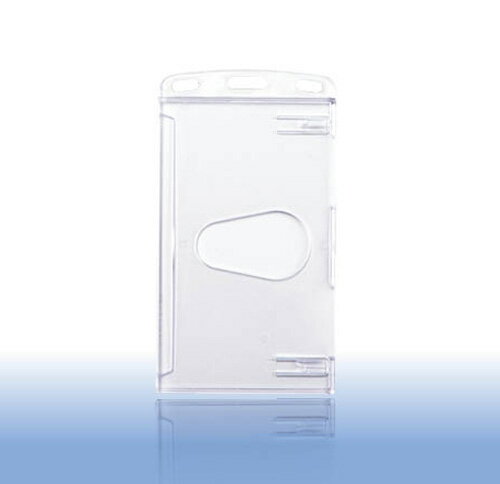 オープン工業 名札用ケース ハードタイプ IDカードタテサイズ 10枚入 NB-351