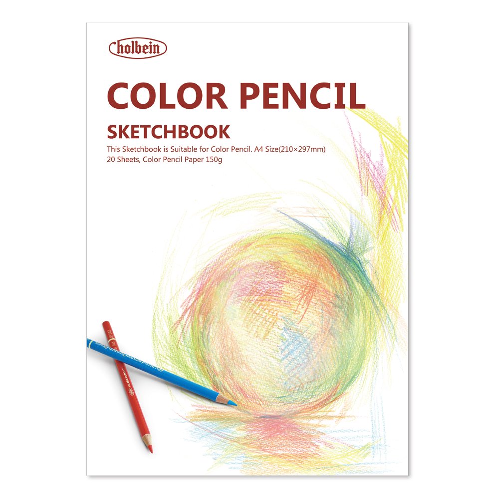 ホルベイン 用途別スケッチブック 色鉛筆画用ブック YCP-A4 5冊入 271202