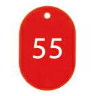 オープン工業 スチロール番号札 51～75 小 25枚 赤 BF-72-RD
