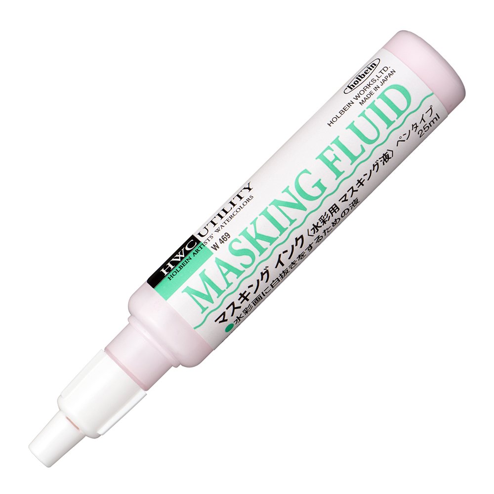 Rakuten - ホルベイン 水彩メディウム 25ml W469 マスキングインク ペンタイプ 6本入 003469