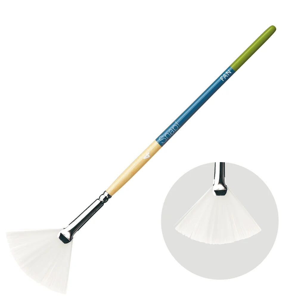 ホルベイン プリンストン 画筆 スナップ！ 9850 ホワイトタクロン ファン FN-4 108371