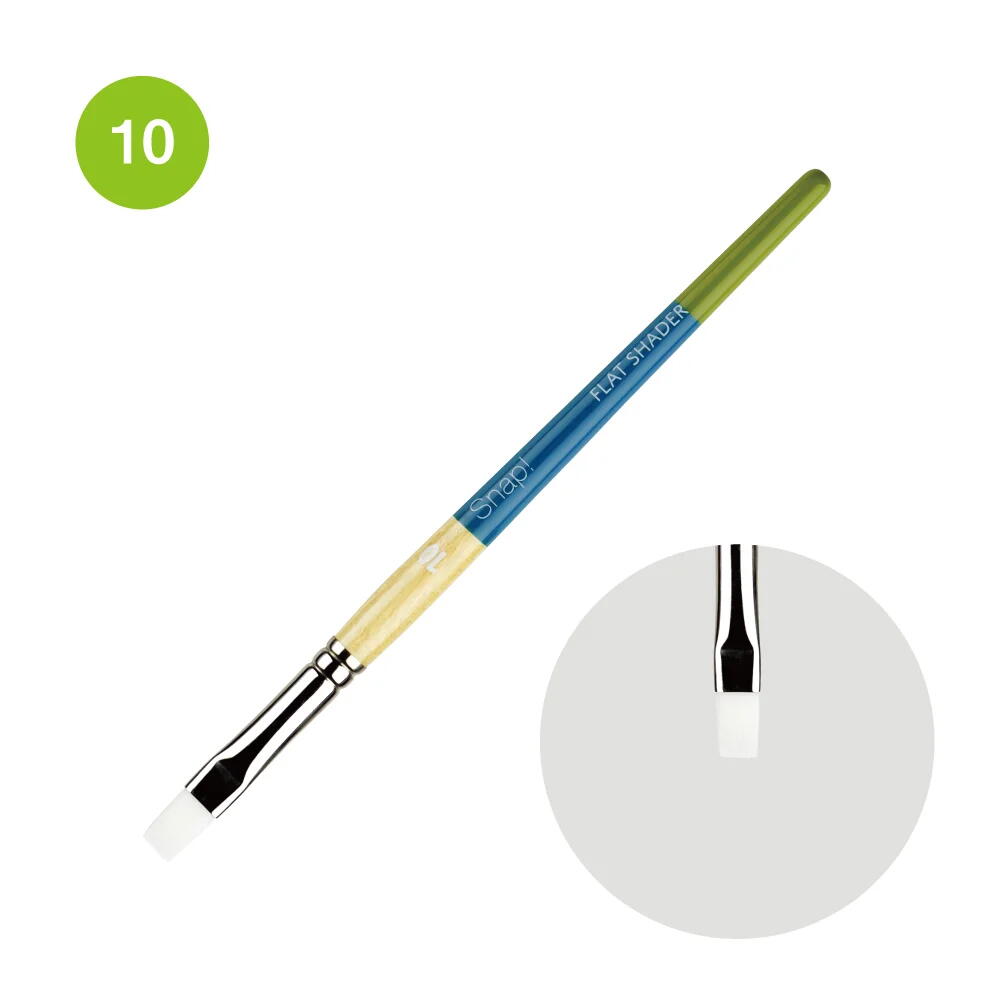 ホルベイン プリンストン 画筆 スナップ！ 9850 ホワイトタクロン フラットシェーダー FS-10 108382