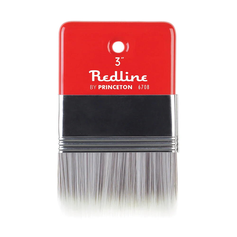 ホルベイン プリンストン 刷毛 レッドライン 6708 フラット パドル 3 108808