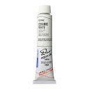 ホルベイン 水可溶性油絵具 アクアオイルカラー デュオ 黒&白系 110ml DU562 セラミック ホワイト 023562