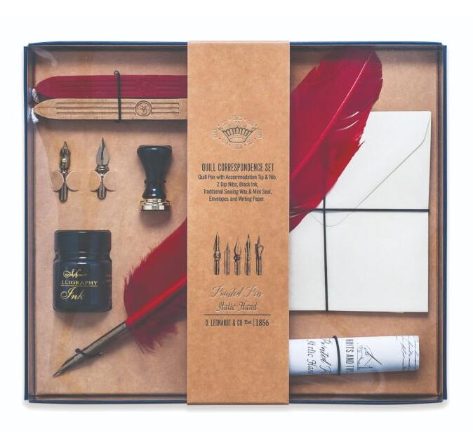 Manuscript マニュスクリプト ヘリテージ コレクション 羽ペン&シーリングセット 45501