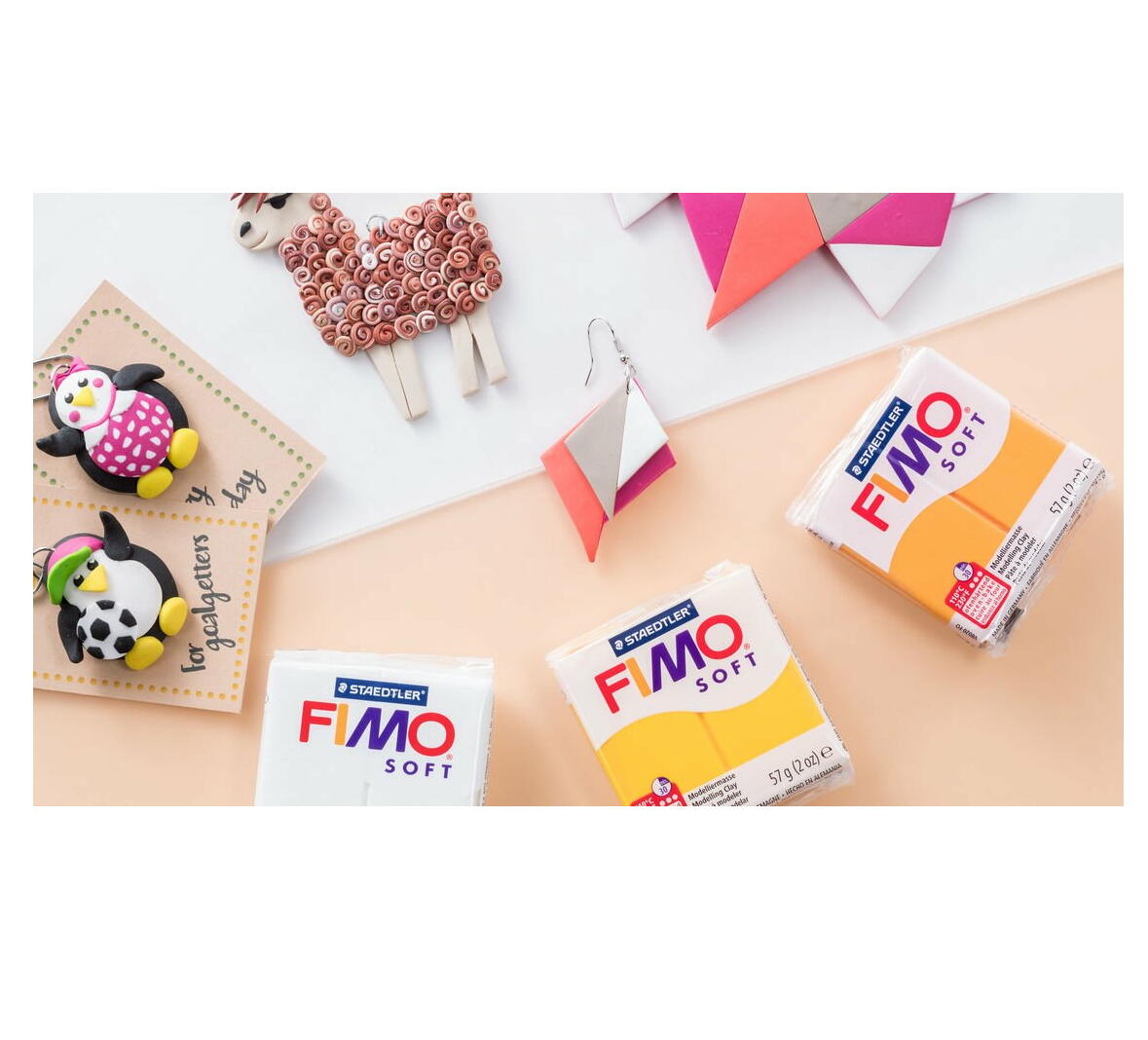 ステッドラー オーブン粘土 FIMO フィモ ソフト レモン 8020-10